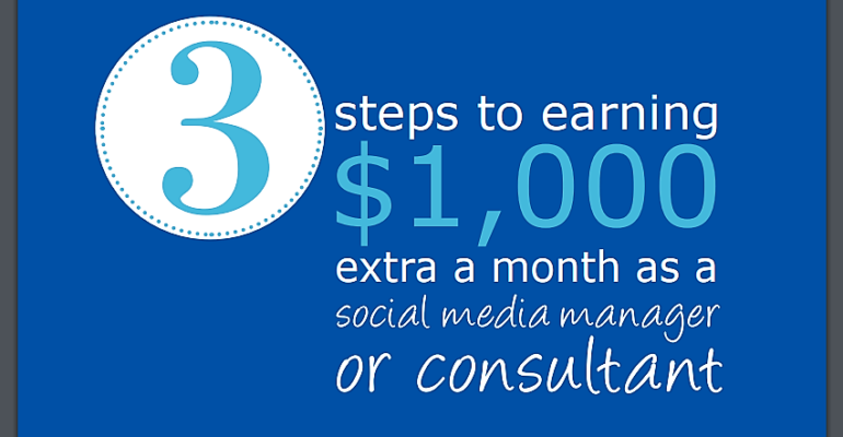 How to make $1000 extra per month as social media manager?