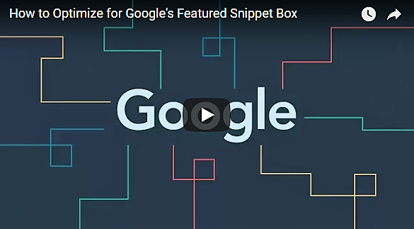How to Optimize [SEO] for Google's Featured Snippet Box