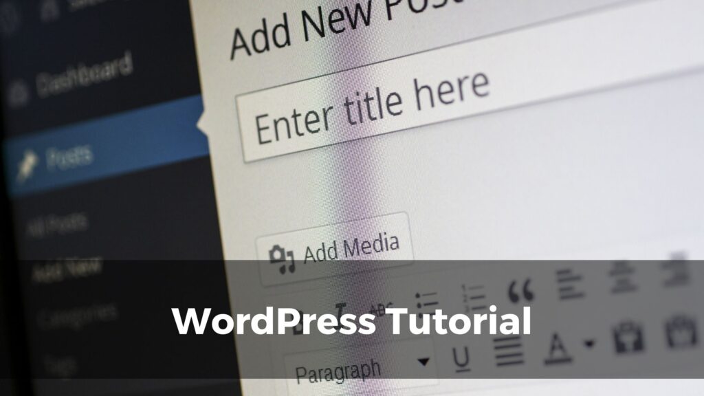 WordPress Tutorial - Dubai, UAE